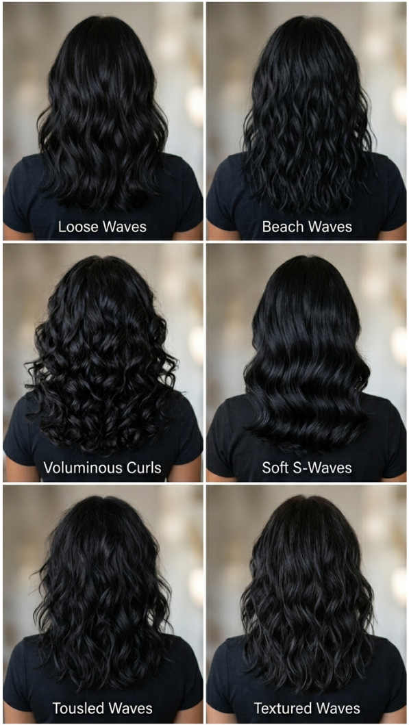 Different Wavy Hairstyles